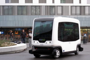 Driverless bus in Helsinki